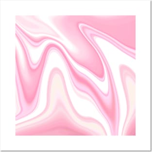 Pink abstract art Posters and Art